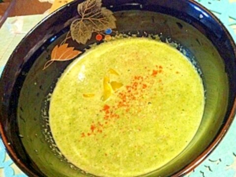 小松菜のグリーン冷汁